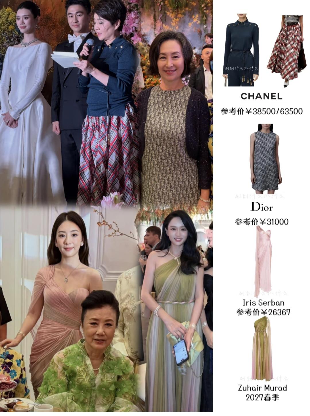 方媛如今的穿搭也是上档次了，参加何猷君答谢宴的裙子，就要2.6万，何超琼穿的裙子