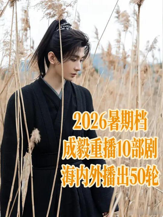 2026年暑期档，成毅10部老剧，狂揽50轮重播！这不是片单，是成毅的暑期排班表