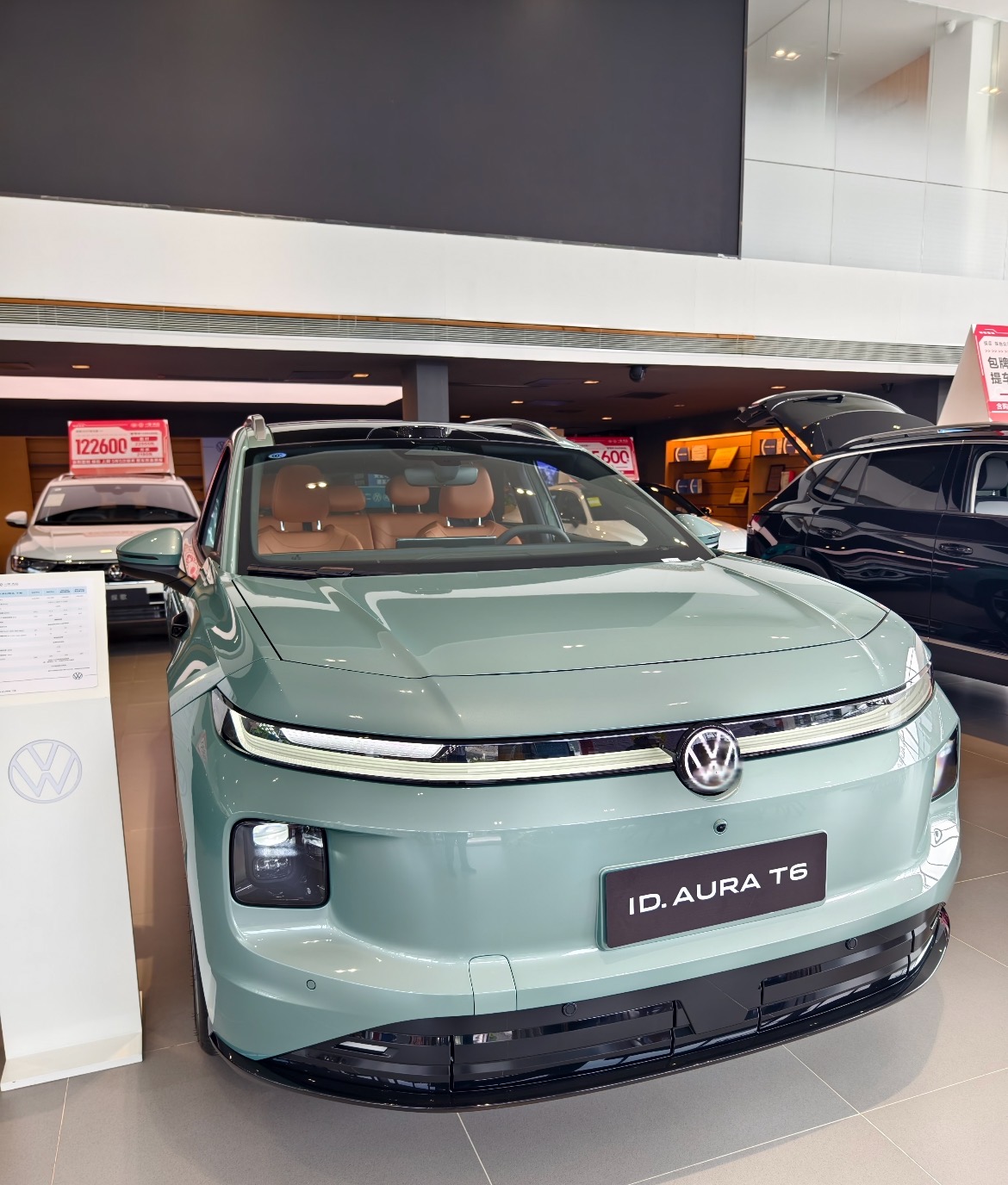 试驾ID.AURA.T6家用取向的suv