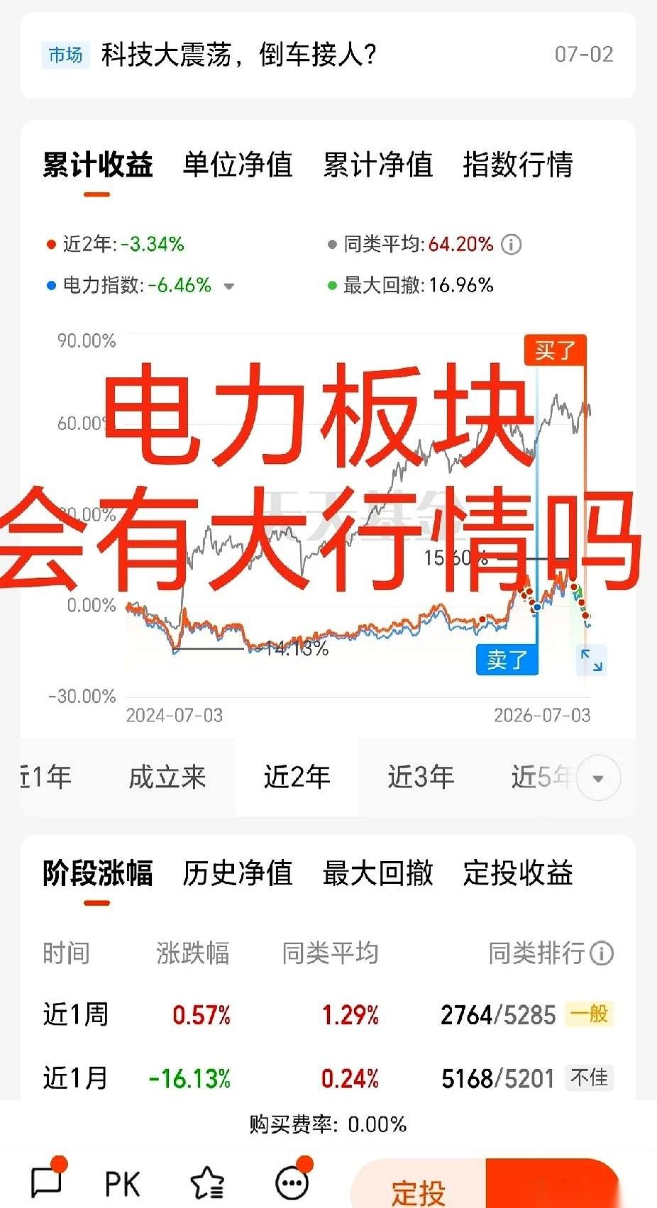 电力股，趴了整整两年。旁边桌的煤炭，行情走了一波又一波。更别提对面舞池中央，那