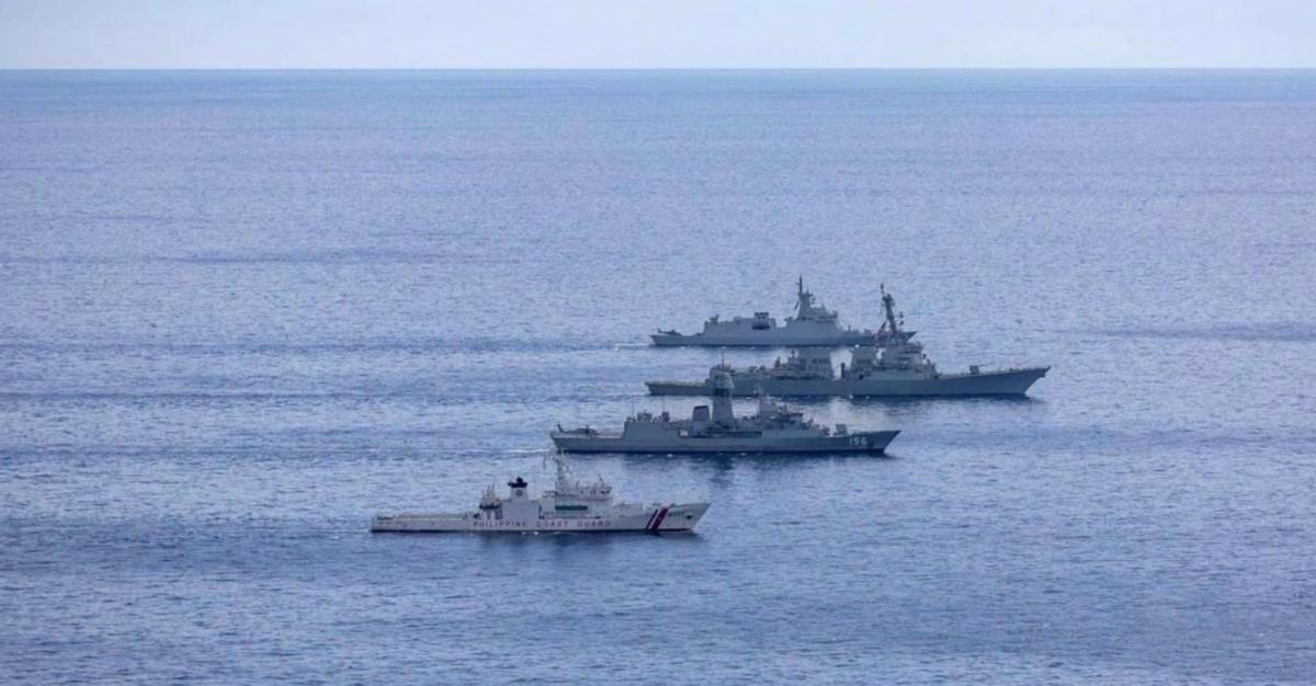 美菲澳联合演习，南部战区全程伴随巡航，发言人强硬回击据《菲律宾每日问询者报》
