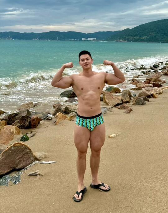 散步海边