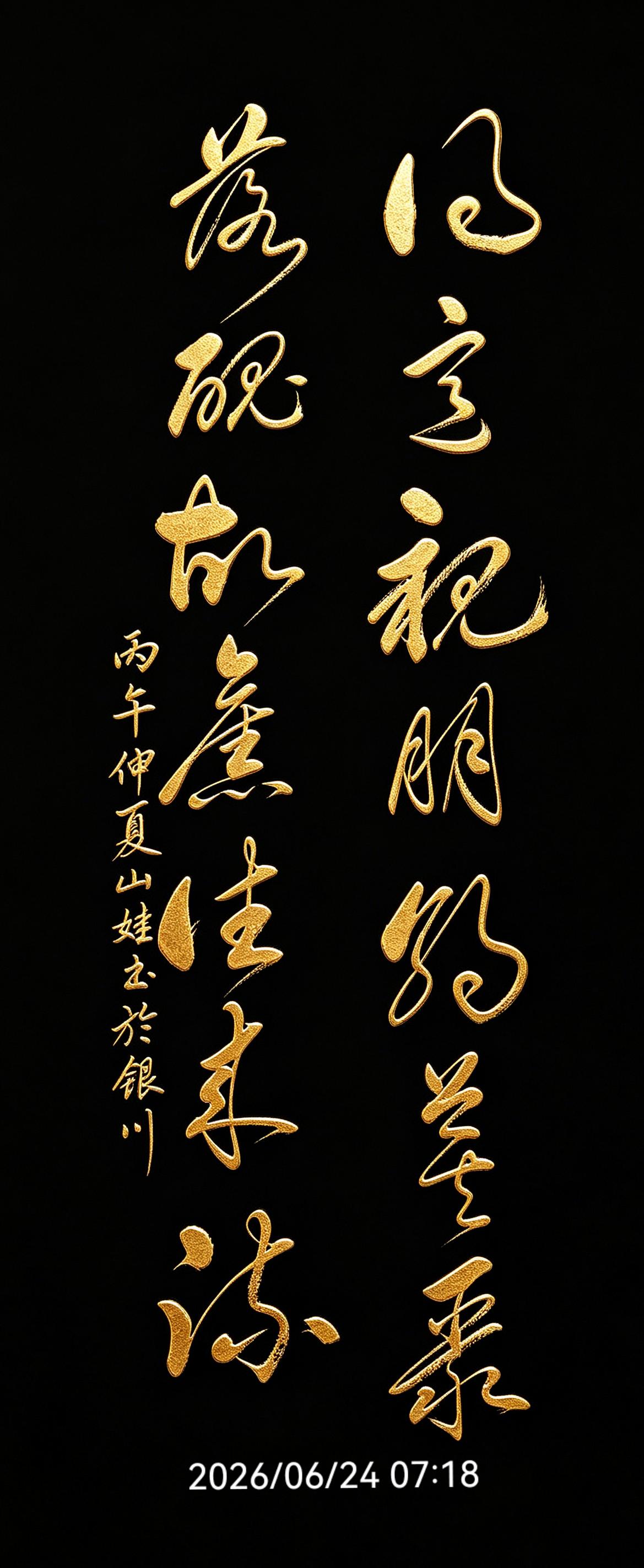 一笔草书道尽半生沧桑，看透世间人情凉薄，短短14个字，写尽半生人情冷暖。得意之