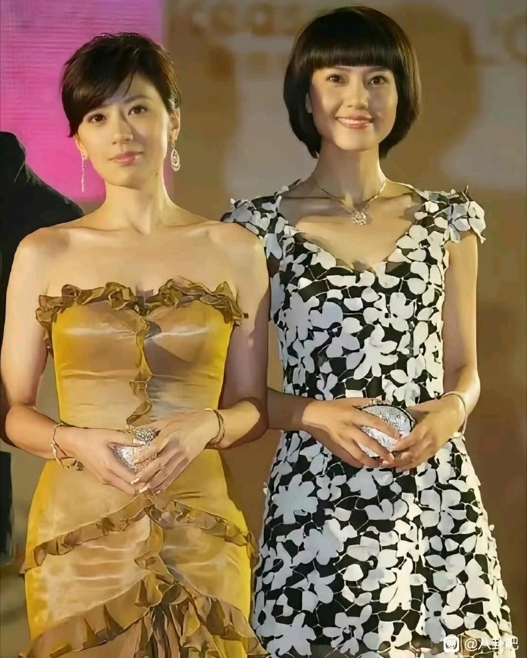 高圆圆和贾静雯同框两代女神气质各有千秋，你更吃谁的颜？