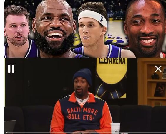 曾经的NBA球员阿里纳斯说：“东契奇和里夫斯出手了太多高难度的三分球，却不顾队友