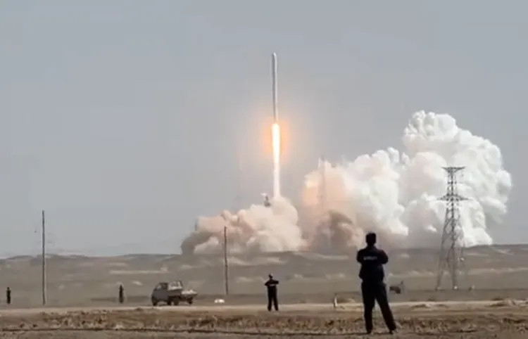 天龙三号遥一运载火箭起飞画面天龙三号