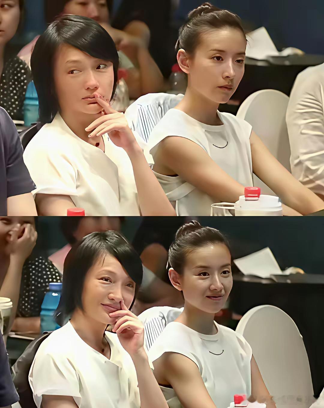 如懿传纪录片里，演员们上礼仪历史课的时候，几乎全员纯素颜，才发现董洁真的好好看
