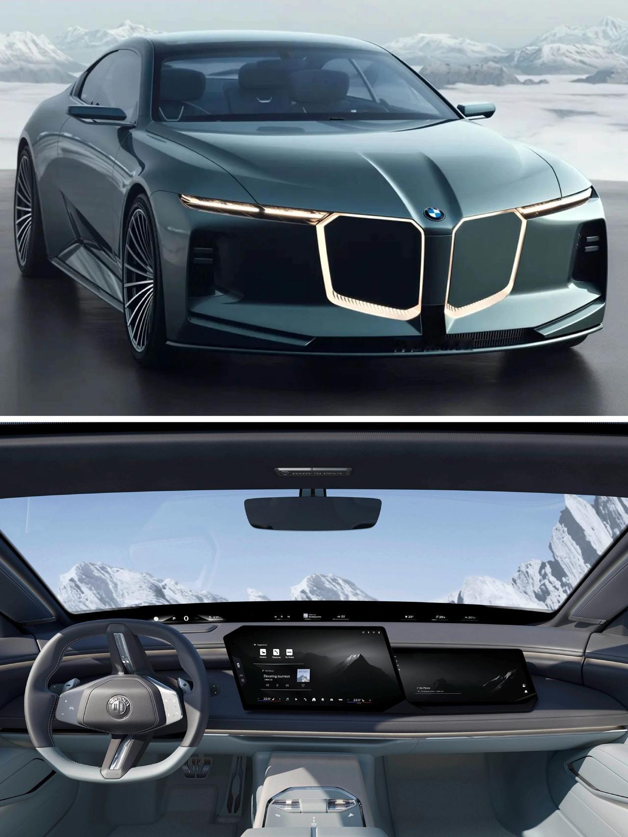宝马集团发布全新VisionBMWALPINA概念车型「外观」前22