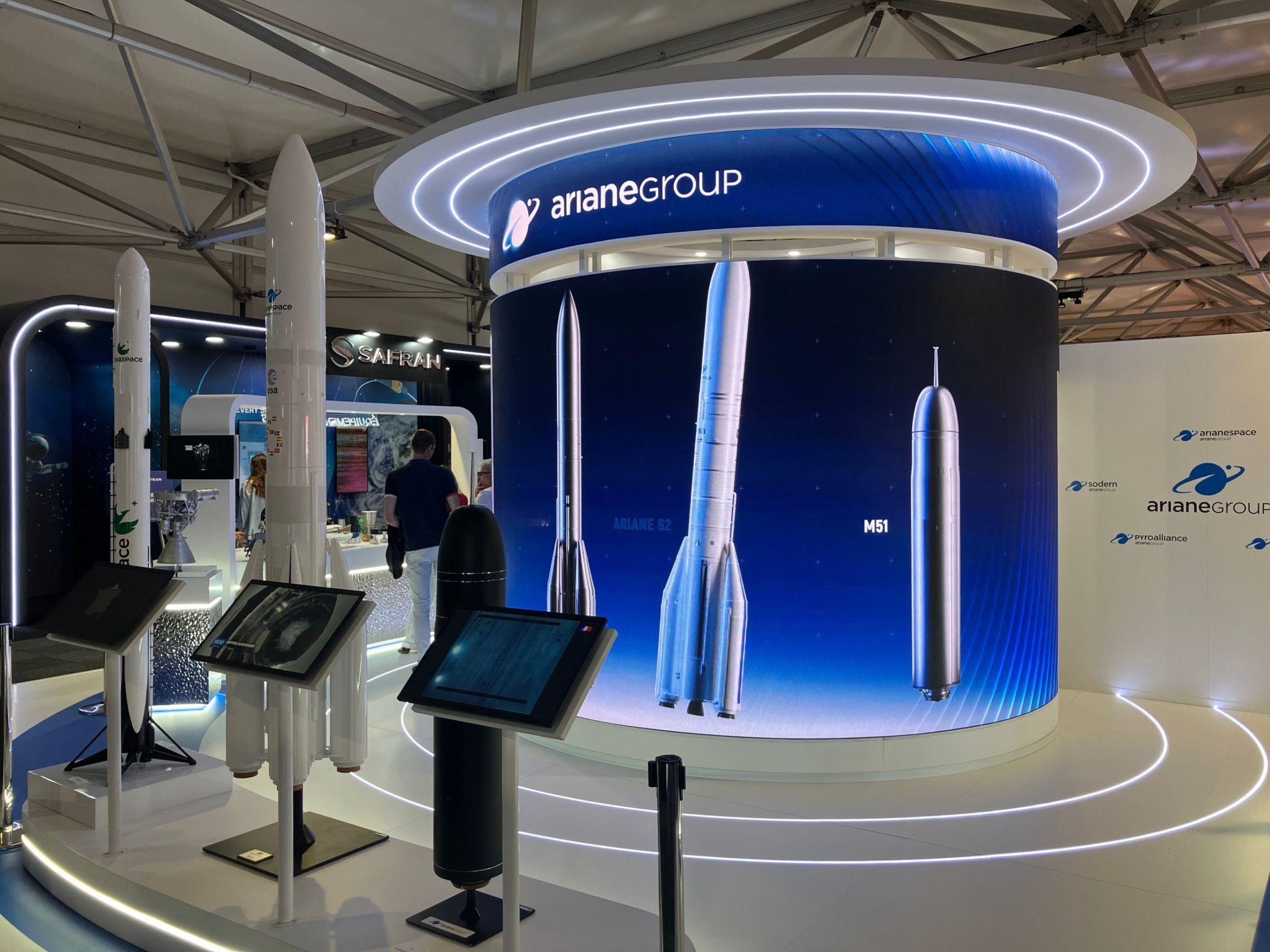 2025巴黎航展法国阿利亚娜集团(ArianeGroup)展出的M51弹道导弹