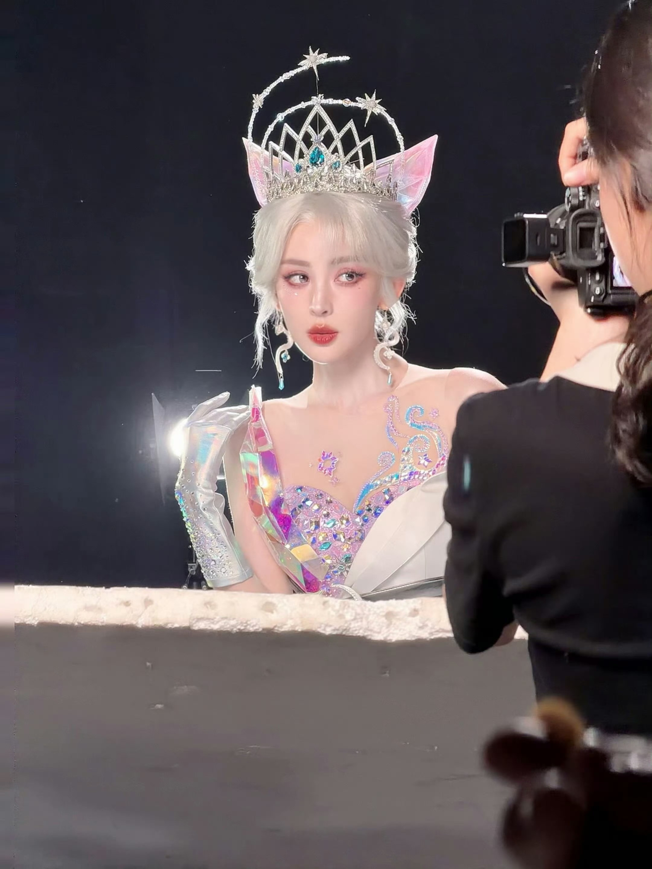 娜扎美得我发一下癫
