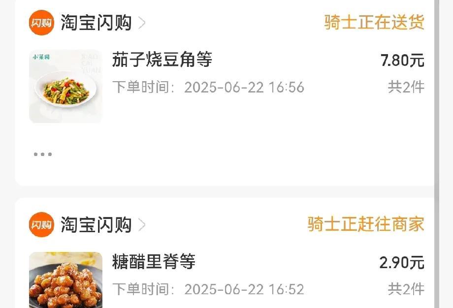 晚上两个菜，一个小菜园，一个老肥猫，总价10元多。糖醋里脊只有2.9元，最近电