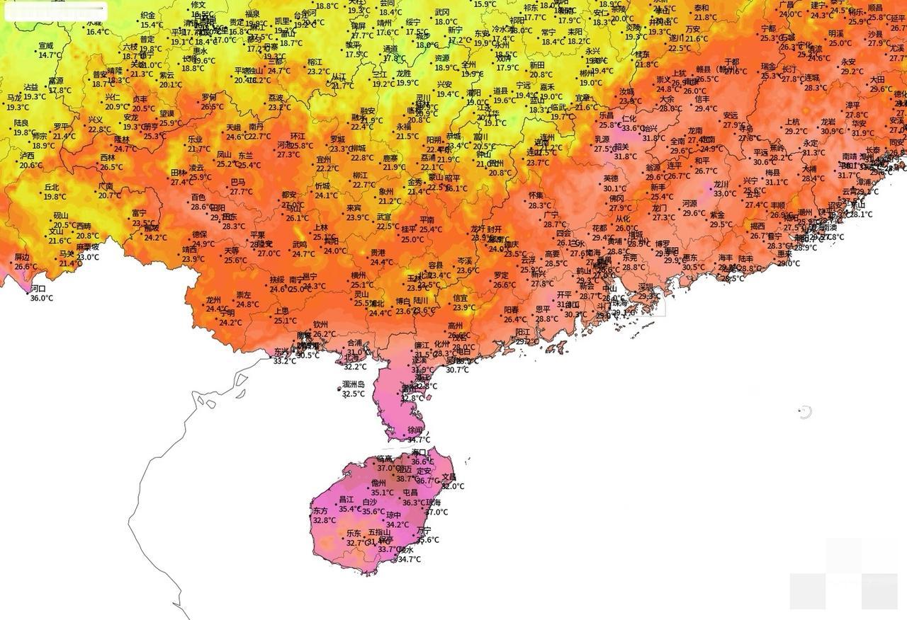 广东，即将降温冷空气已经到岭南，8日先影响北部，之后大部都会凉一点。广州降1