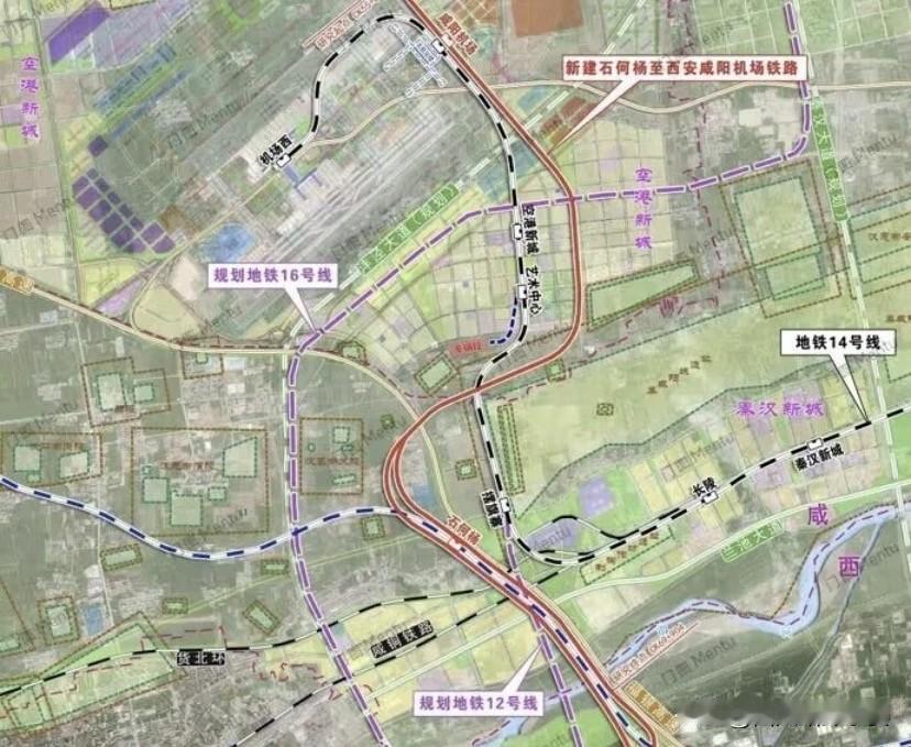 西安机场空铁联运迎来新突破！这条高铁联络线万事俱备西安铁路枢纽布局迎来重要优