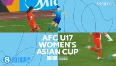 U17女足亚洲杯半决赛，国足U17对阵朝鲜女足。上半场朝鲜连进两球，不过好在半场