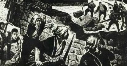 1945年5月30日，一支小队的八路军被日军围困在村边的一座破庙里，刚开始庙中有