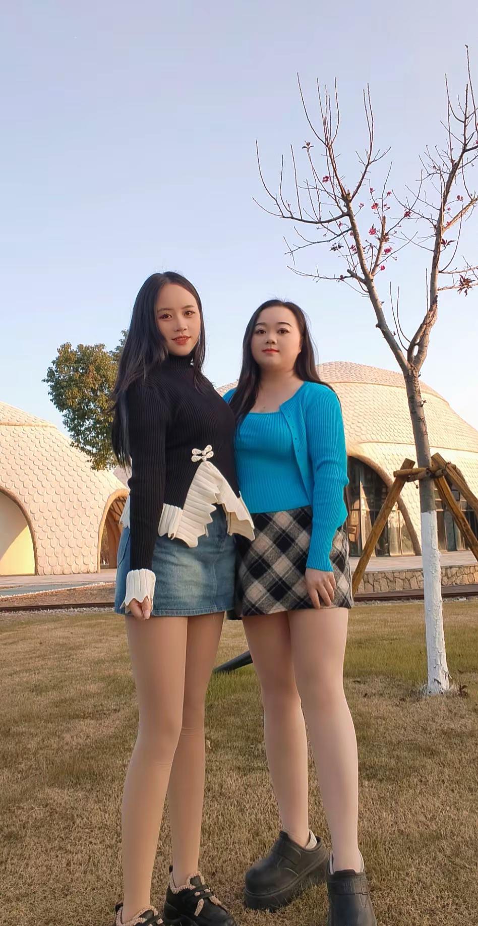 闺蜜穿搭姐妹装瘦人和胖人的饮食习惯闺蜜拍照姿势看过来