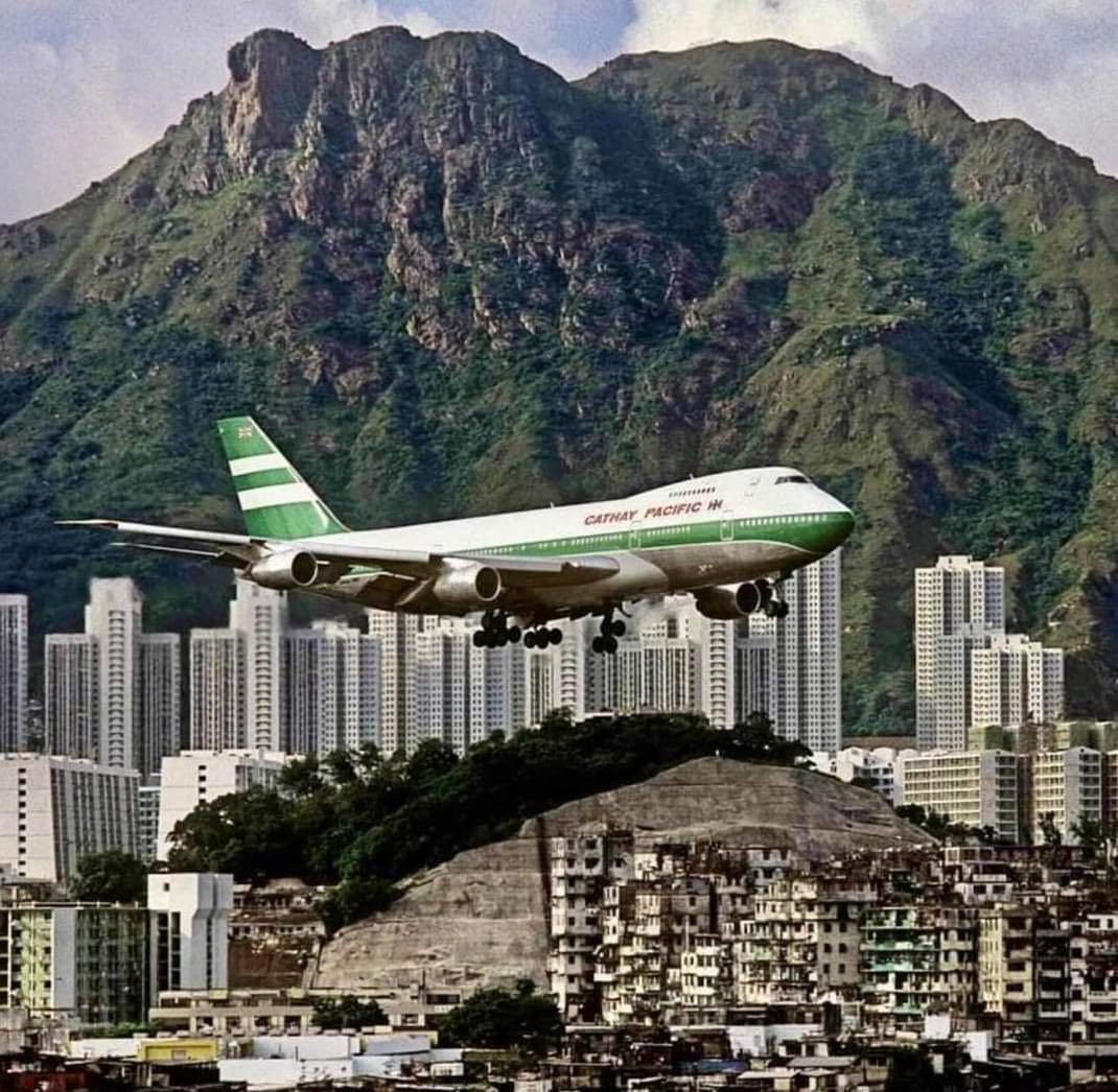 香港上空的747​​​