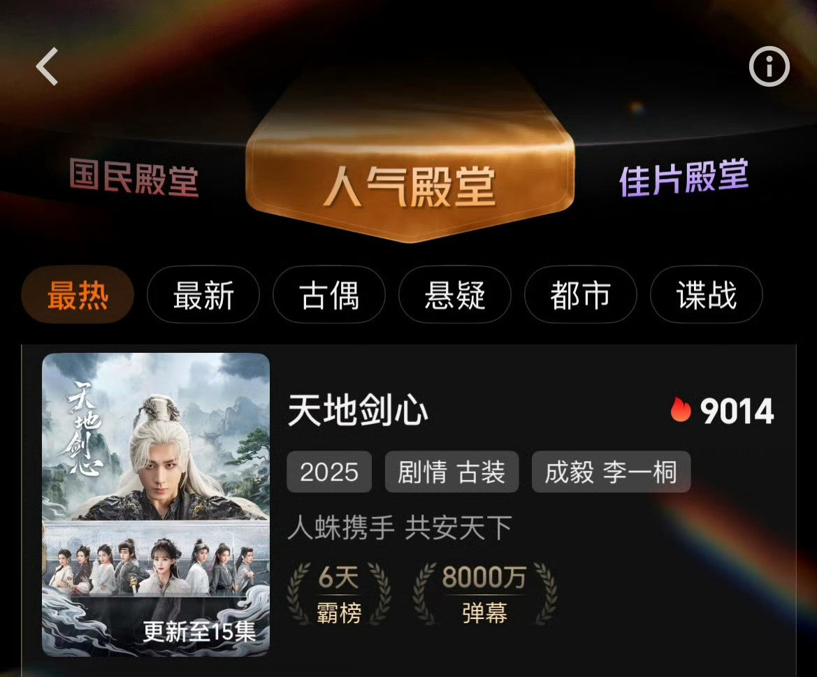 云合篡改了天地剑心昨天的平台热度，那它推出来的其他数据还有可信度吗？​​​