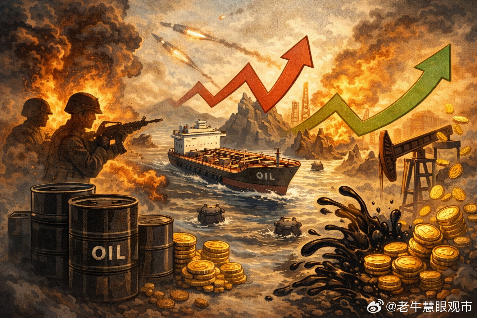 油气市场最怕的不是开火，而是“咽喉被掐”：这轮美伊冲突，油价天花板到底在哪美伊冲