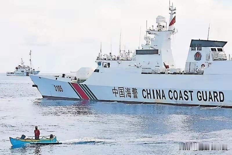 中国海警船在台湾省东部海域巡查执法，世界上经过的商船都积极向中国海警报备通过，台