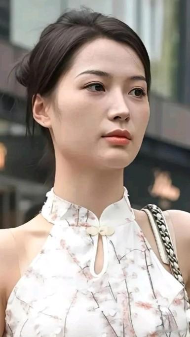 眉眼温柔，江南女子的温婉仙气