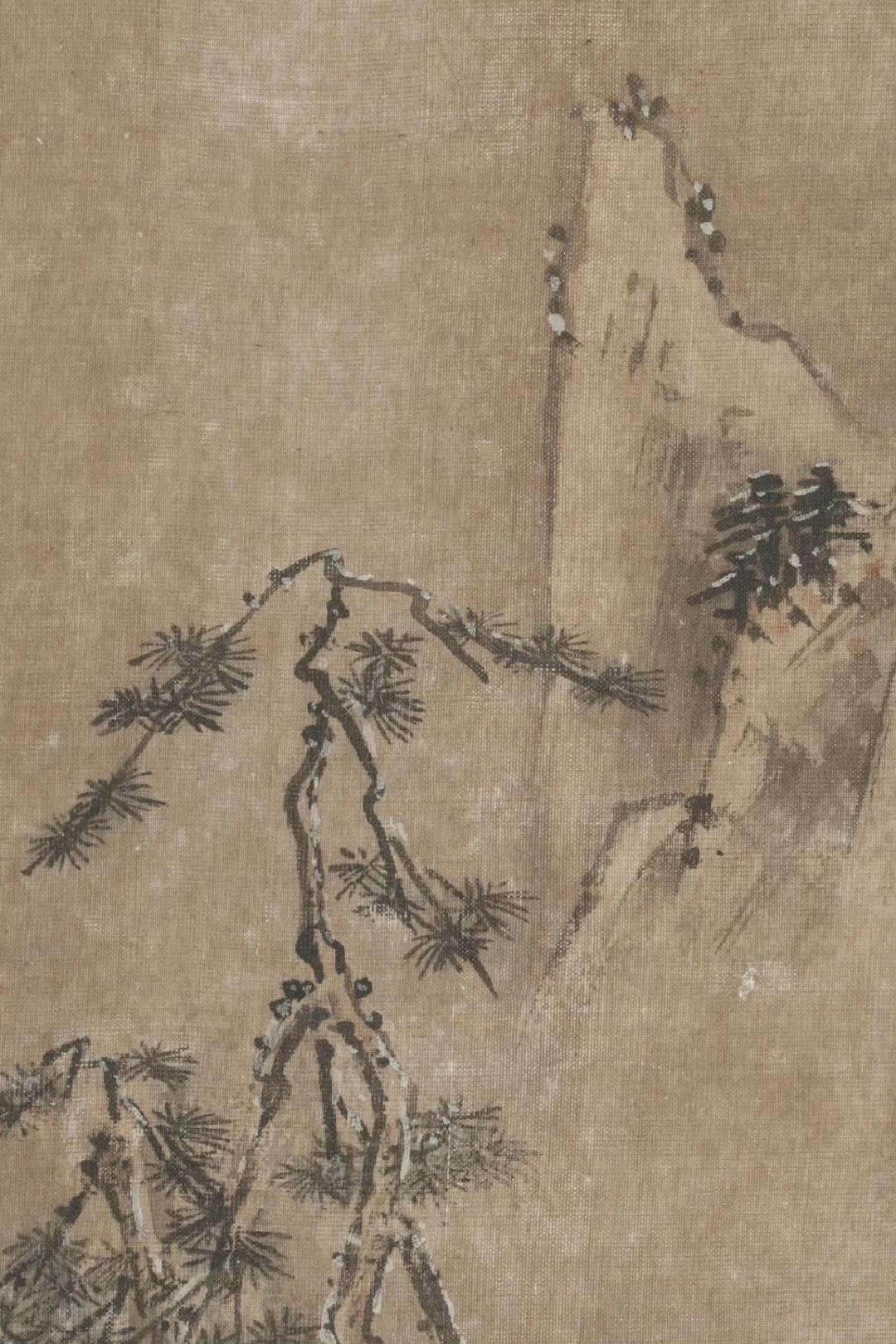 夏珪的《观山水图》是南宋“院体山水”的代表作之一，以“边角构图”和“斧劈皴”技法
