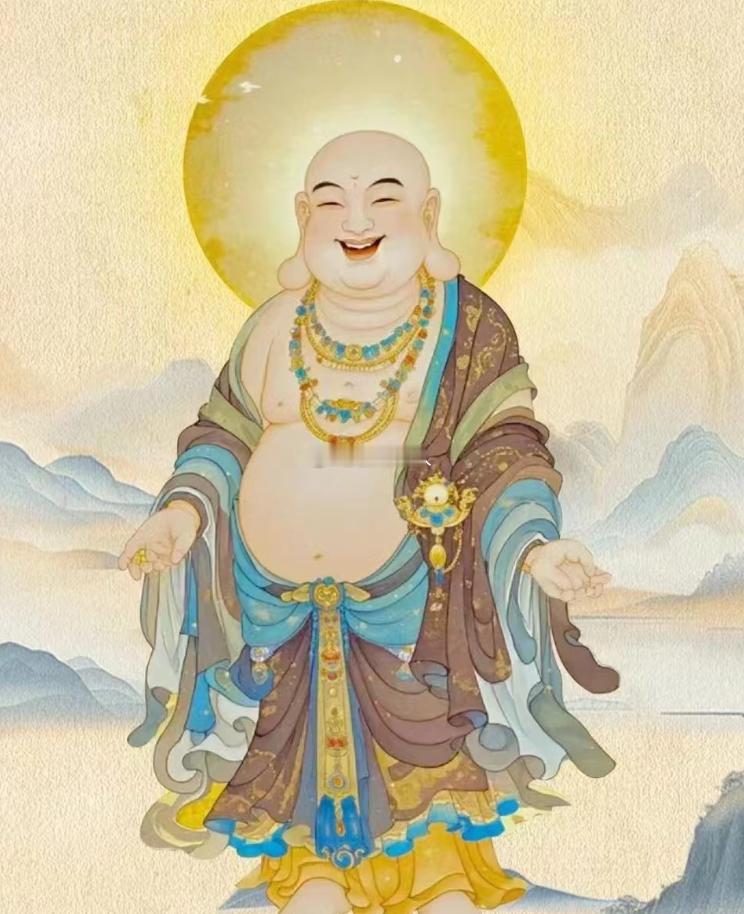 弥勒佛前，笑看世间:施主请留步，许个愿吧!弥勒佛前，笑看世间，大肚能容，天下难事