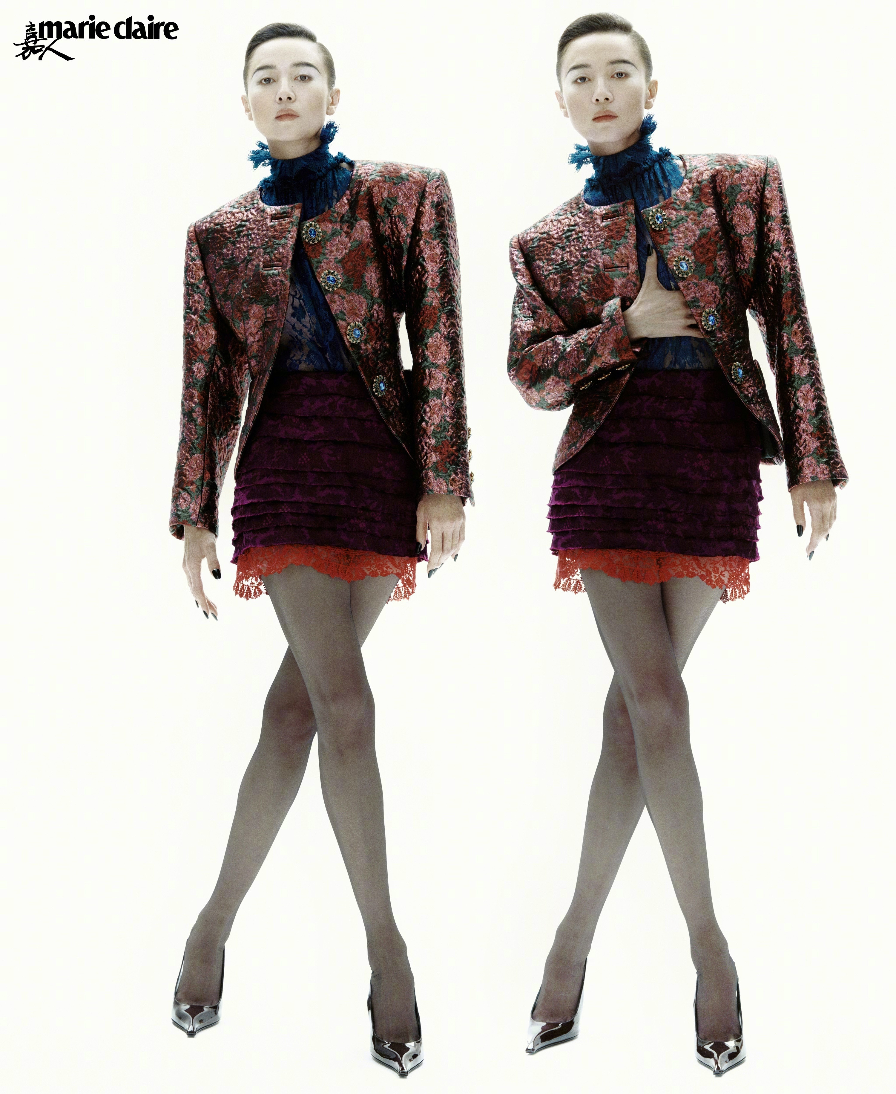 SaintLaurent&Cartier双奢加持下的嘉人封面首秀！性感
