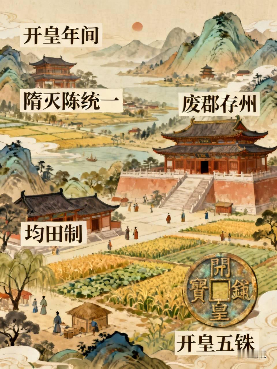 开皇年间藏着不少被低估的历史细节。公元589年隋灭陈，终结了西晋