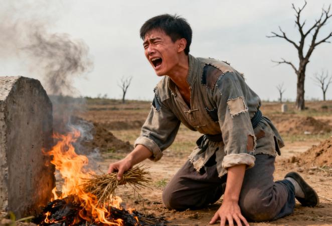 1943年，一交通员送情报途中撞见伪军。跑，跑不了。藏，又没地方藏。突然，他“噗