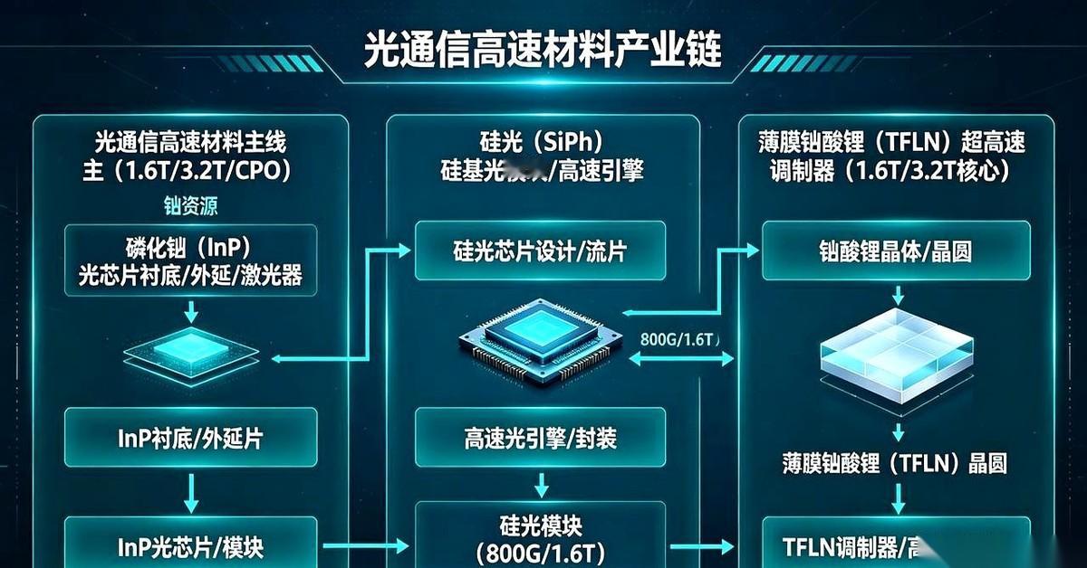 光芯片这个赛道，突然就摆上了一场“三国杀”。老玩家叫“磷化铟”，地基打得最稳，