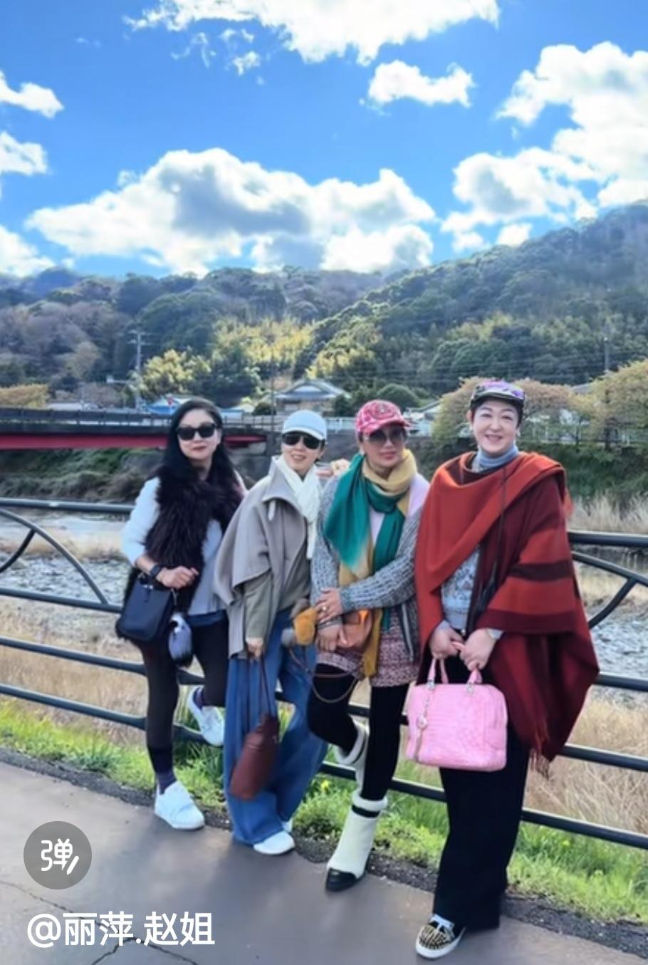 张兰闺蜜赵行长一行人去樱花国旅行，这网友想起了之前兰姐和赵行长一起旅行时的快乐片