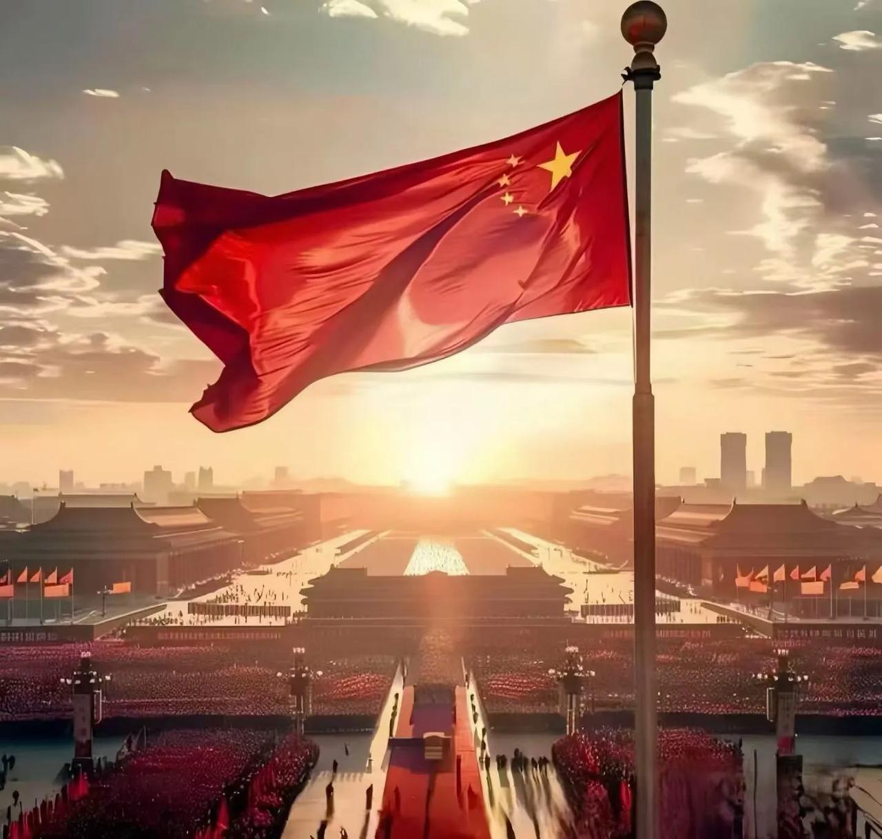 ┏━🇨🇳国庆节∙10/1━━━━┓🇨🇳红旗飘扬，皆为信仰🇨🇳