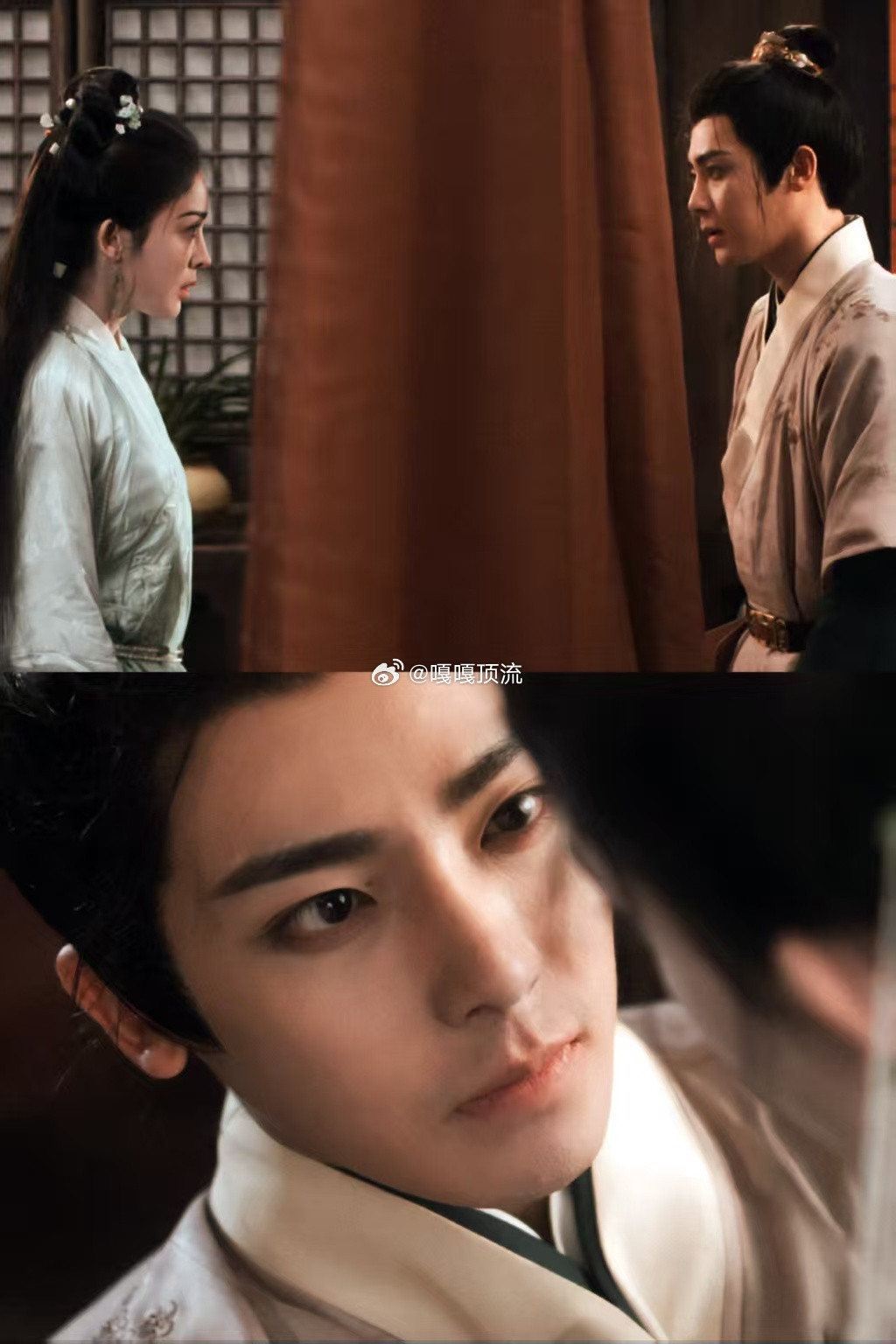玉茗茶骨耳鬓厮磨给我看红温了侯明昊的古装扮相适配度满分，《玉茗茶骨》里和女主的