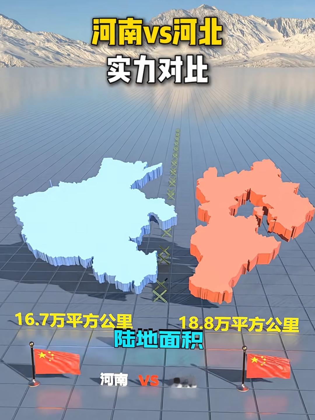 对比河南和河北，经济上差异明显。2024年，河南GDP总量5.9万亿，河北只有4