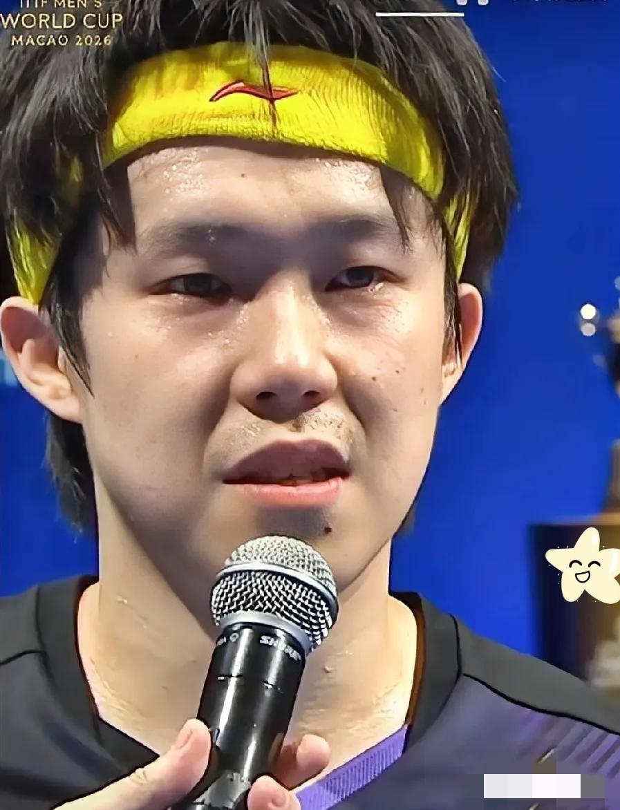 王皓心里肯定翻江倒海，他万万没料到，王楚钦赛后会说出“庆幸又活了一天”这样沉重的