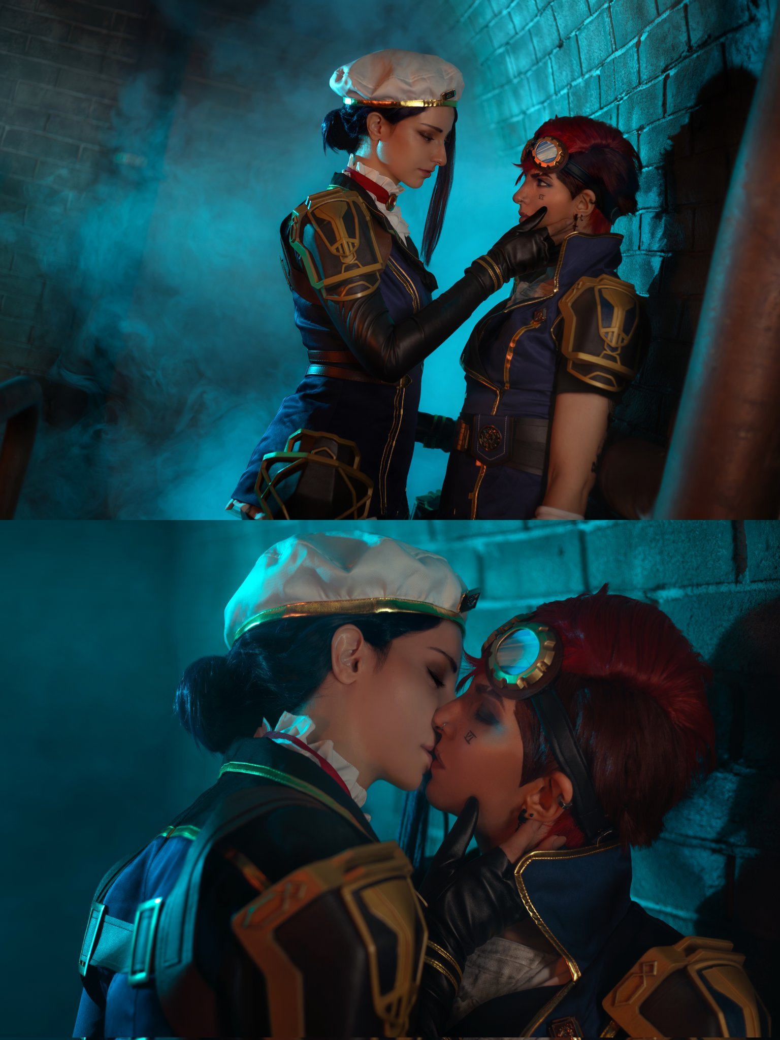 双城之战凯特琳&蔚Cos（cr：_Shiroki）英雄联盟​​​