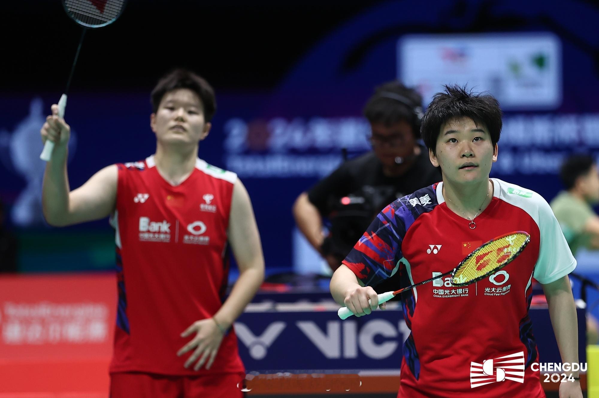 2026年汤尤杯刘圣书/谭宁历届尤伯杯出赛成绩2024成都小组赛第一双打胜