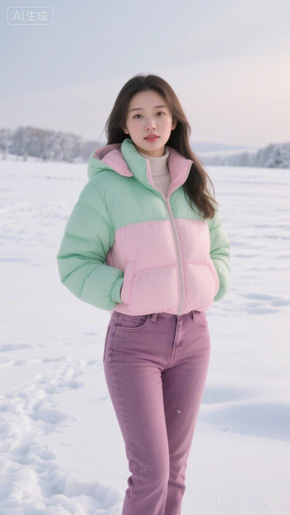 这个冬天我希望有一场大雪，然后我就可以去打雪仗啦