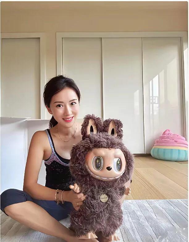 贵妇李念晒最近很火的拉布布玩偶！最近，很多明星都喜欢晒拉布布玩偶，我是真的