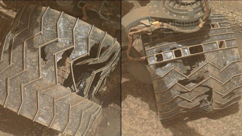 在火星超期“打工”近14年、累计行驶超过32公里后，NASA的“好奇号”（Cur