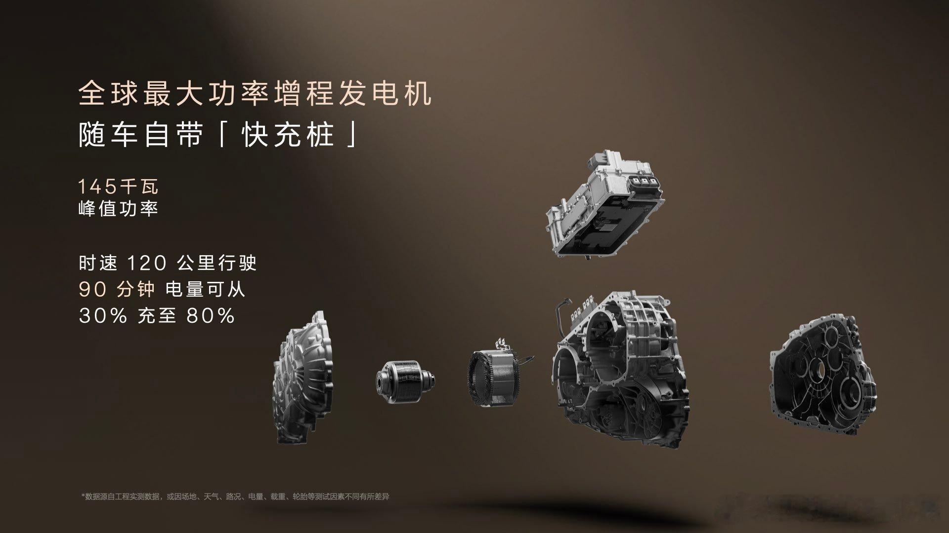 极氪9X全球功率最大增程发电机随车自带「快充桩」时速120公里行驶90分钟电量