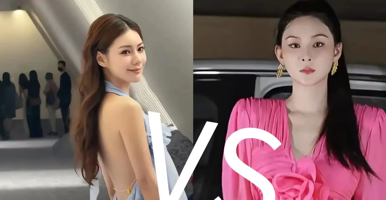 马筱梅VS张颖颖不是我说，她俩真不是一个档次！高低立现！马筱梅越来越美，