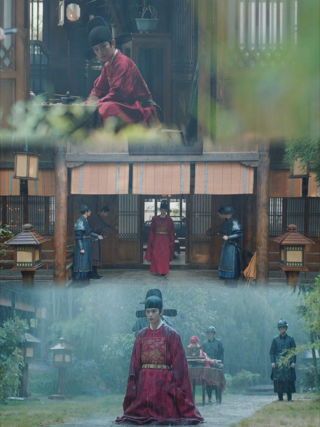 赵凌雨中下跪求娶傅庭芸花开锦绣《花开锦绣》名场面来袭，赵凌大雨之中下跪求娶傅庭