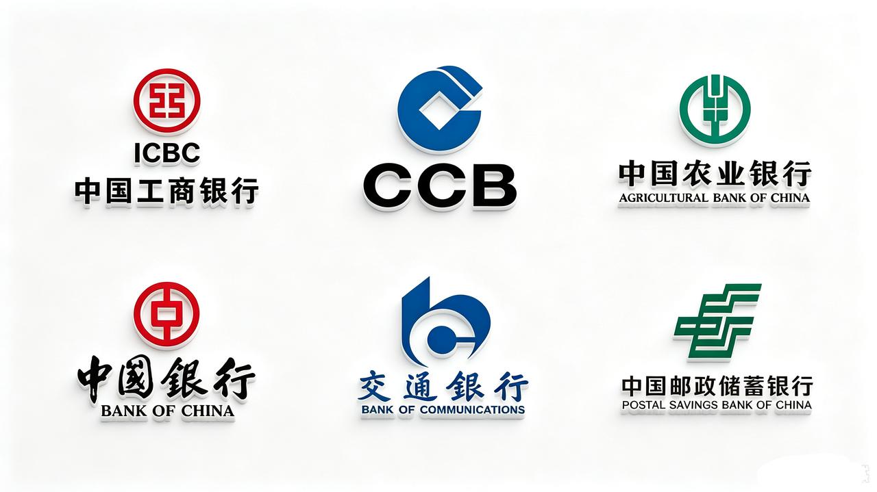 我们常说的六大国有银行分别是：中国工商银行、中国建设银行、中国农业银行、中国
