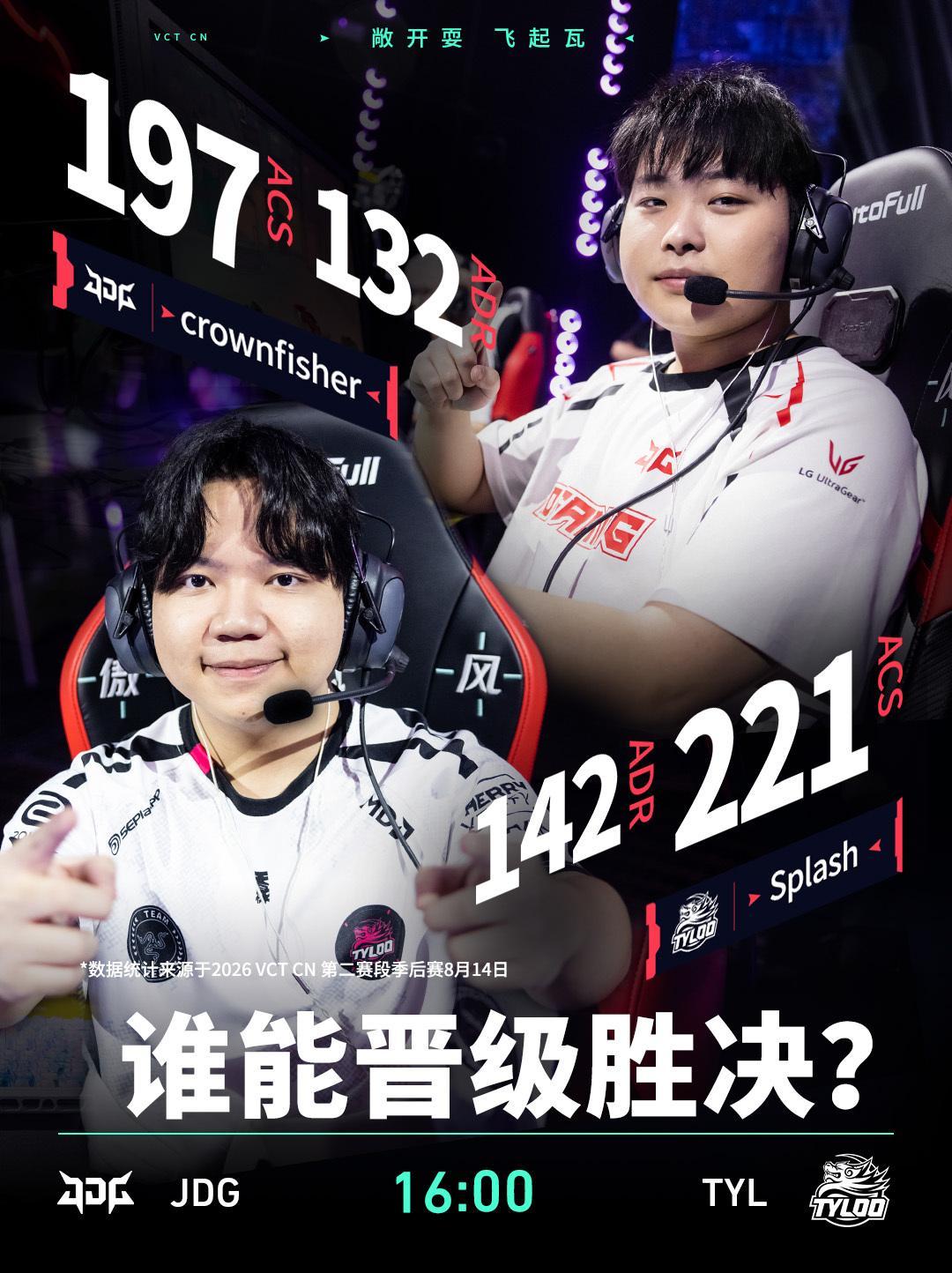 JDG季后赛对阵TYL2026VCTCN第二赛段无畏契约电竞无畏巡回长沙站初