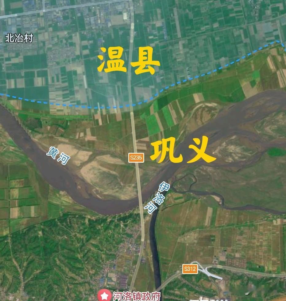 发现一个很奇怪的现象，焦作的温县明明是黄河沿岸地区，河边的大部分地区却不归温县管