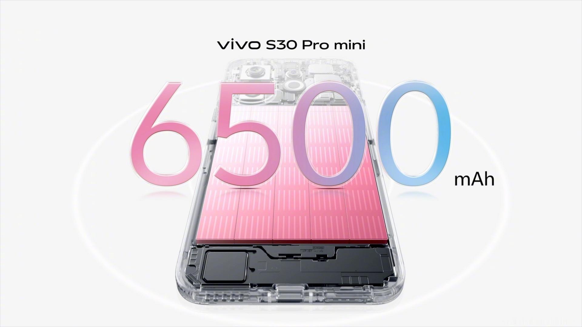 没想到vivoS30Promini那么轻薄小巧的机身，竟然配置的是6500