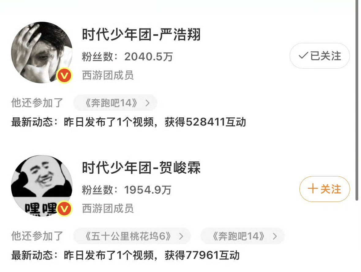 我和男神的人气差别：