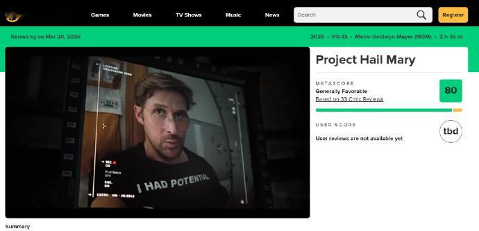 TNABO由菲尔·洛德&克里斯托弗·米勒执导、瑞恩·高斯林主演的科幻电影《